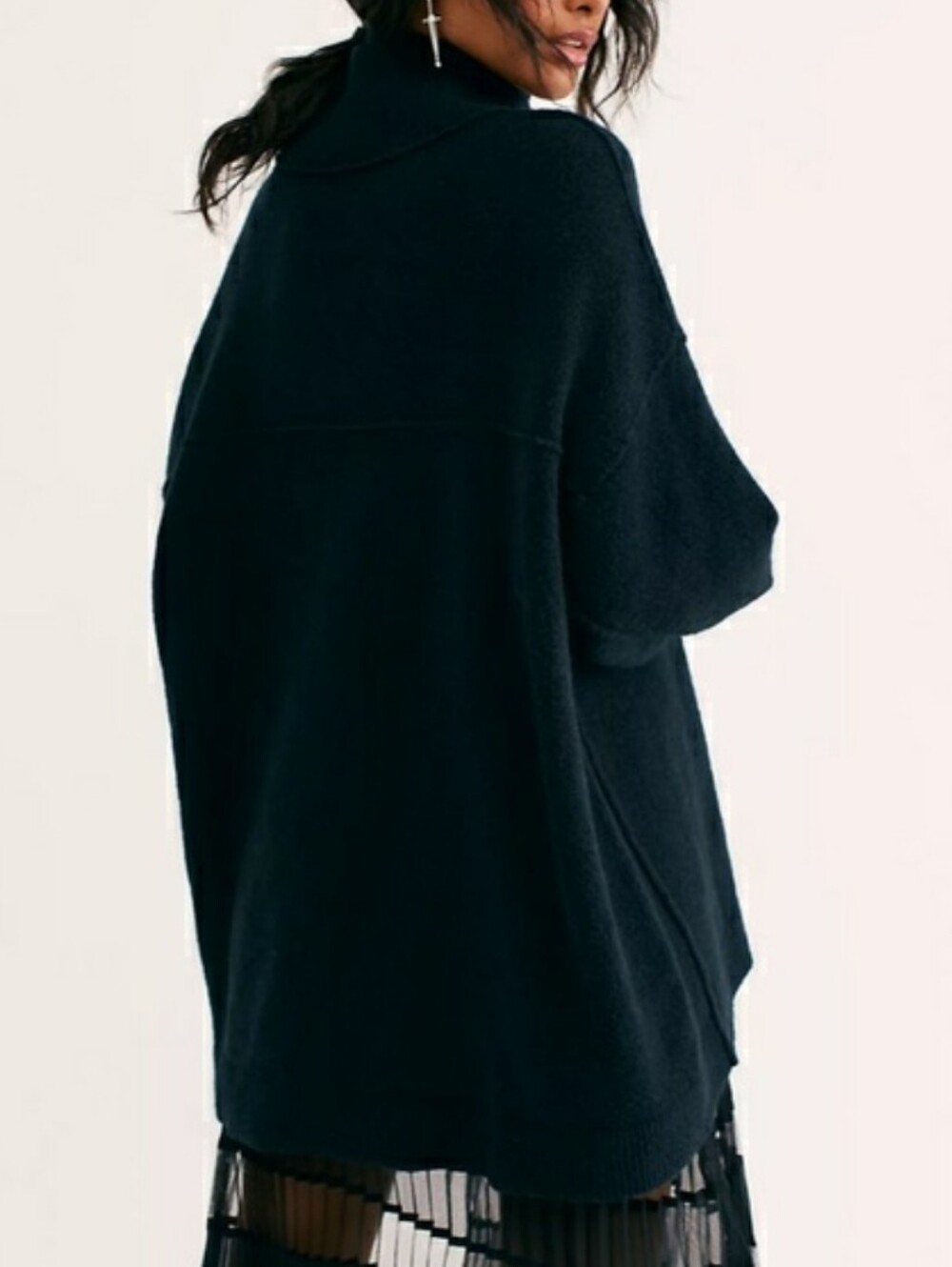Free People Afterglow Oversized Mock Neck Sweater - Picture 2 of 11